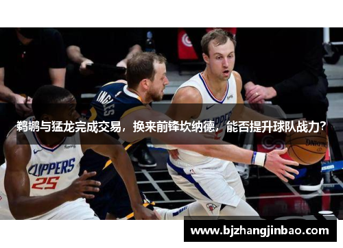 鹈鹕与猛龙完成交易，换来前锋坎纳德，能否提升球队战力？